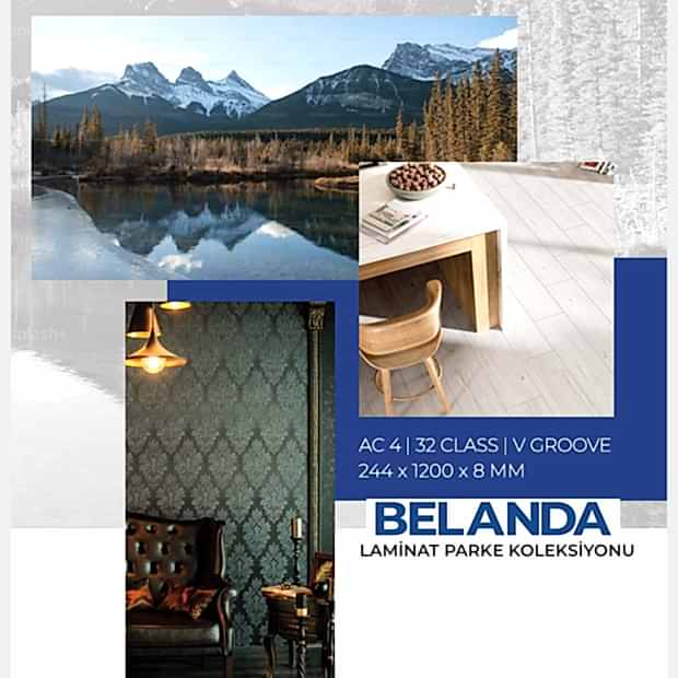 Çamsan Belanda Laminat Parke Koleksiyonu